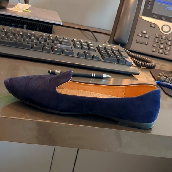 Flats Navy Blue - Picture 1 of 2